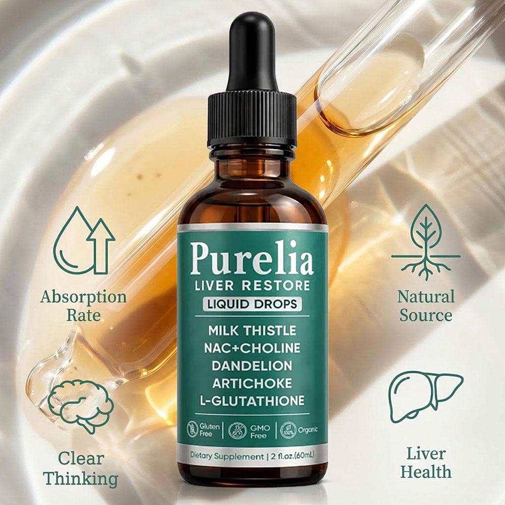Purelia Liver Restore Liquid D - Herbal Wellness Formula ulasan dan harga