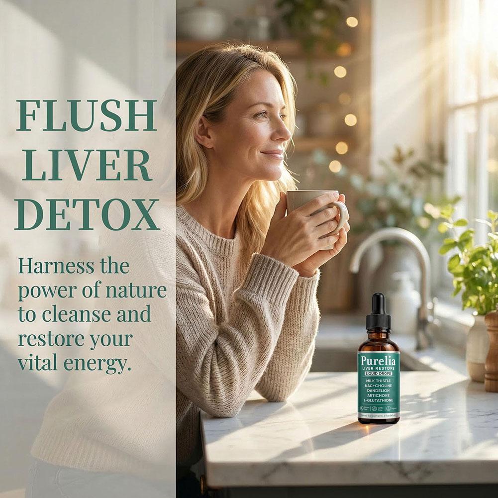 Purelia Liver Restore Liquid D - Herbal Wellness Formula ulasan dan harga