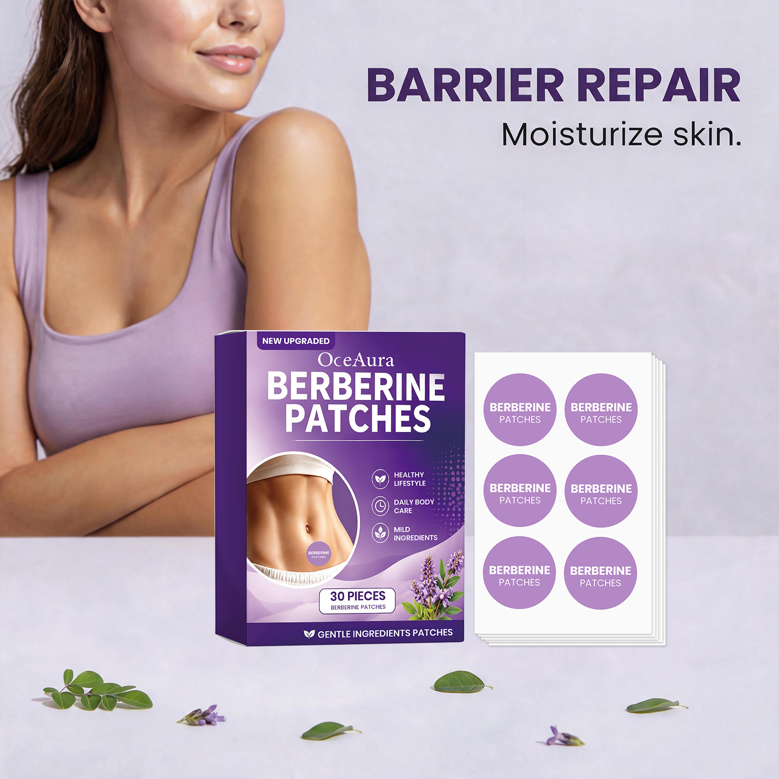 OceAura Berberine Care Patches - Herbal Wellness Formula ulasan dan harga