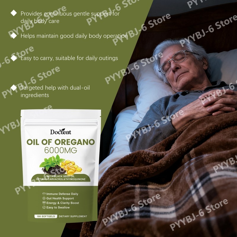 Oregano Oil Softgels with Blac - Herbal Wellness Formula ulasan dan harga