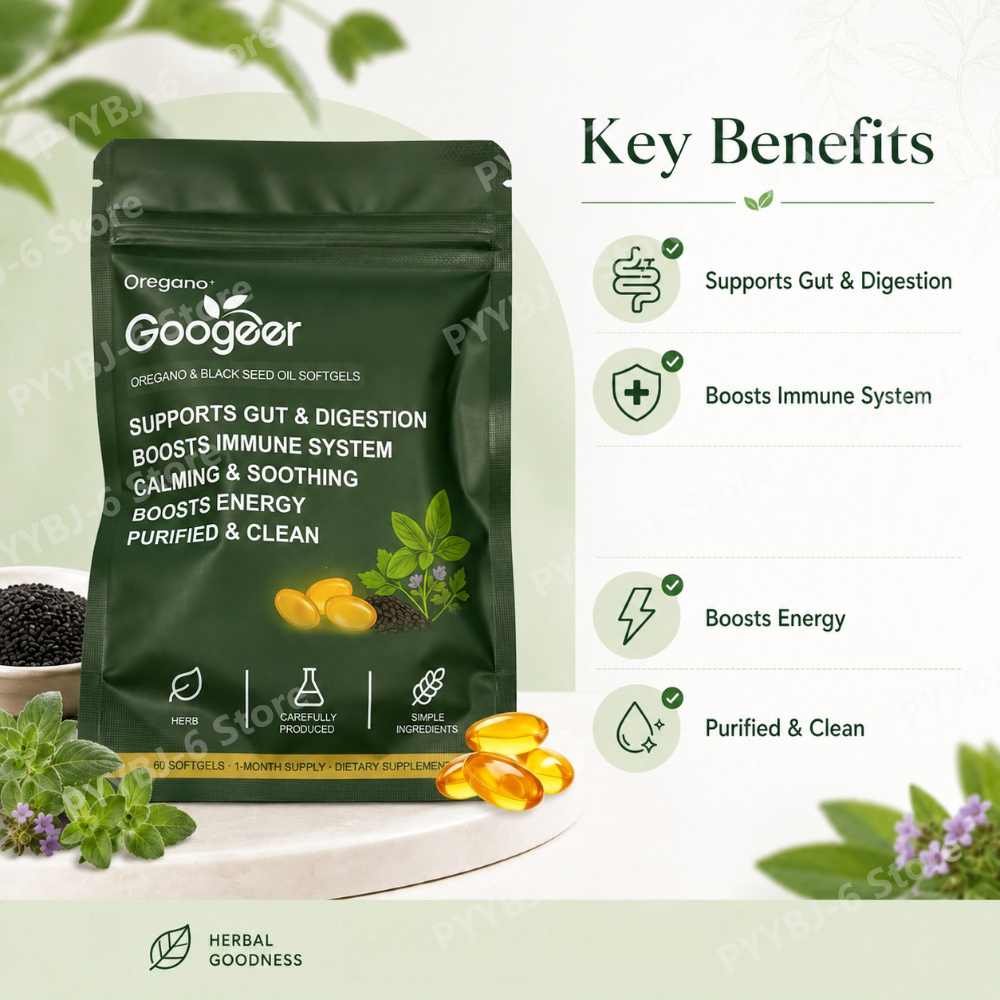 Oregano Black Seed Oil Softgel - Herbal Wellness Formula ulasan dan harga