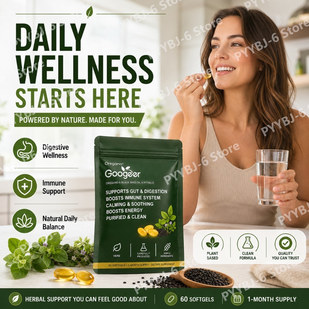 Oregano Black Seed Oil Softgel - Herbal Wellness Formula ulasan dan harga