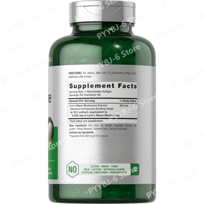 Lion's Mane Mushroom Extract N - Herbal Wellness Formula ulasan dan harga